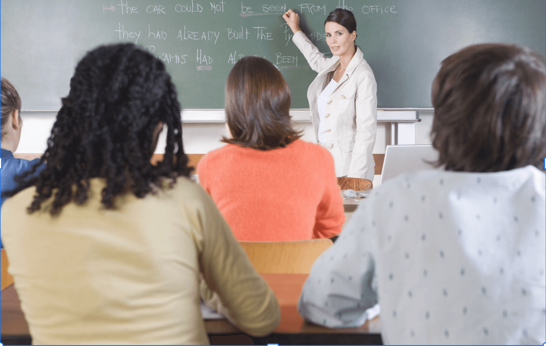 Teacher in classroom